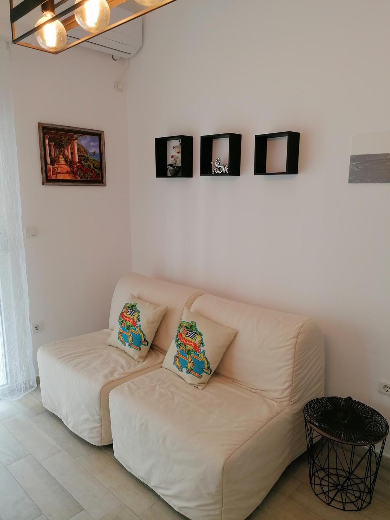 Crystal Blue Apartments Nea Kallikrateia 客房 照片